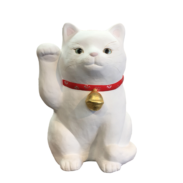 京都　陶器のまねき猫
