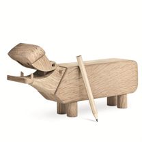 Kay Bojesen wooden toy hippo